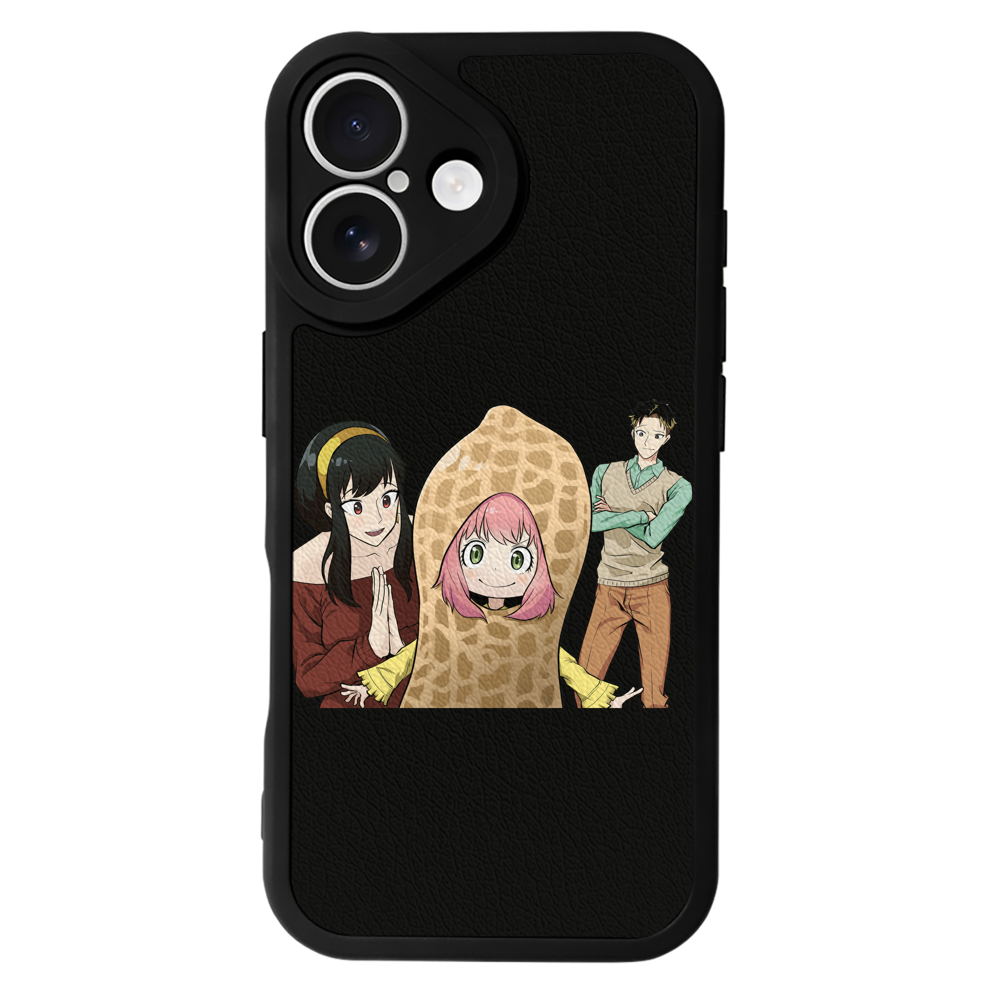 （画像用） SPY×FAMILY间谍家家酒 【iPhone 16シリーズ対応】シリコンスマホケース（レザー調） 材質：シリコン